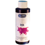INK-IUV-2OZ JUSTRITE “INVISIBLE ULTRAVIOLET INK” 2OZ