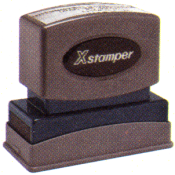 Xstamper Pre-Inked One-Color Jumbo Stock Title Stamp