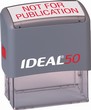 IDEAL 50 Self-Inking Stamp