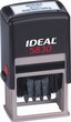 5830 IDEAL Plastic Self-Inking Die Plate Dater 1"x1-5/8"