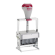 66010 IDEAL Metal Self-Inking Line Numberer 10-Band 7/32" Number Height