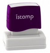 IS-12 IStamp 1-1/8" x 2" Custom Pre-Inked Stamp