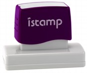 IS-24 IStamp 1-1/8" x 3-3/8" Custom Pre-Inked Stamp