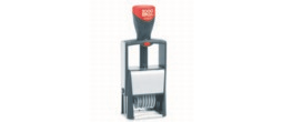 Cosco Classic Line Self-Inking Number Stamps with Die-Plate